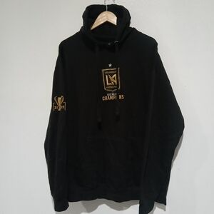 1111 Embroidery Stud Los Angeles FC 2022 MLS Cup Champions Hoodie Size: 2XL